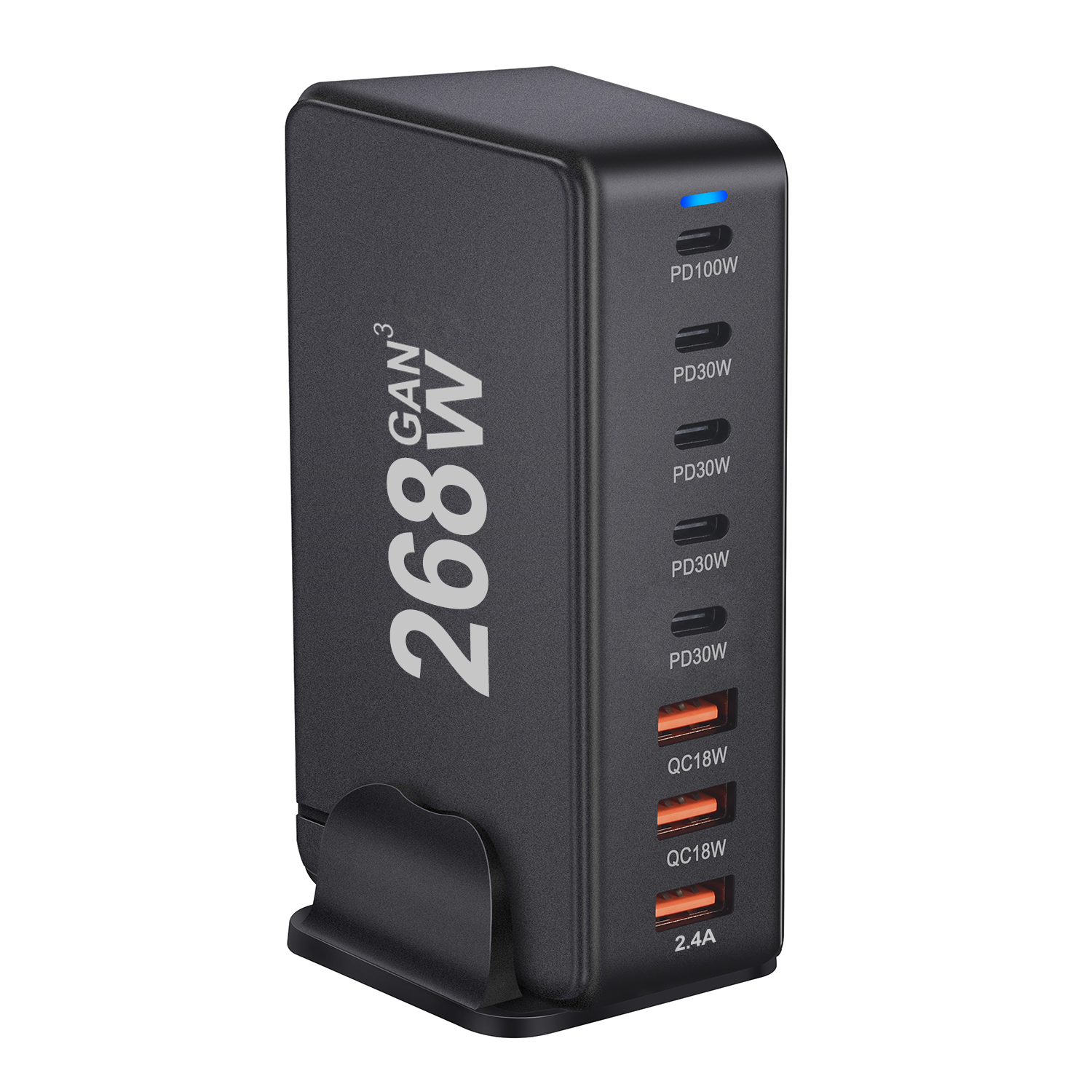 268W 286W 240W GaN Desktop PD Charger Phone Laptop Multi-Port Charger