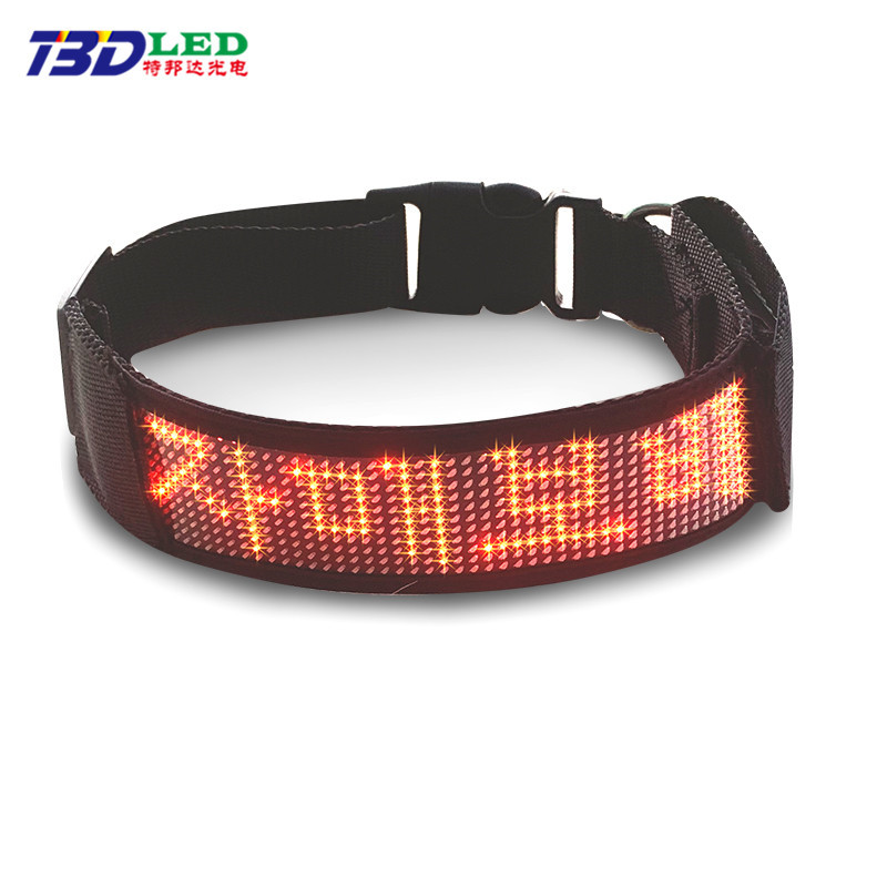 Newly Released Towed LED Pet Collar—Rechargeable LED Dog Collar, Customizable Sizes Available