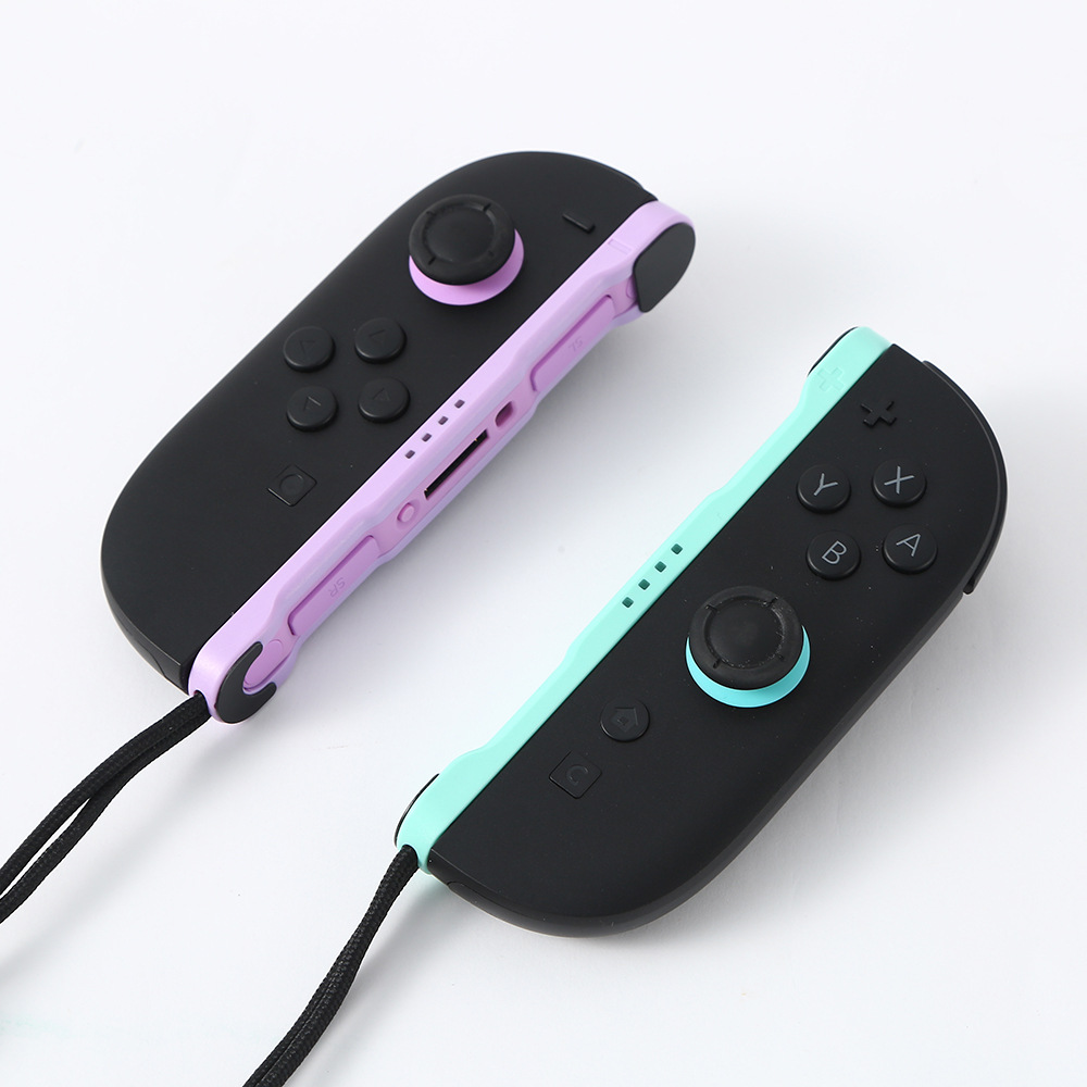 Nintendo Switch Joy-Con Wireless Bluetooth Controller Motion Vibration with Wrist Strap Charging Cable Accessory Set