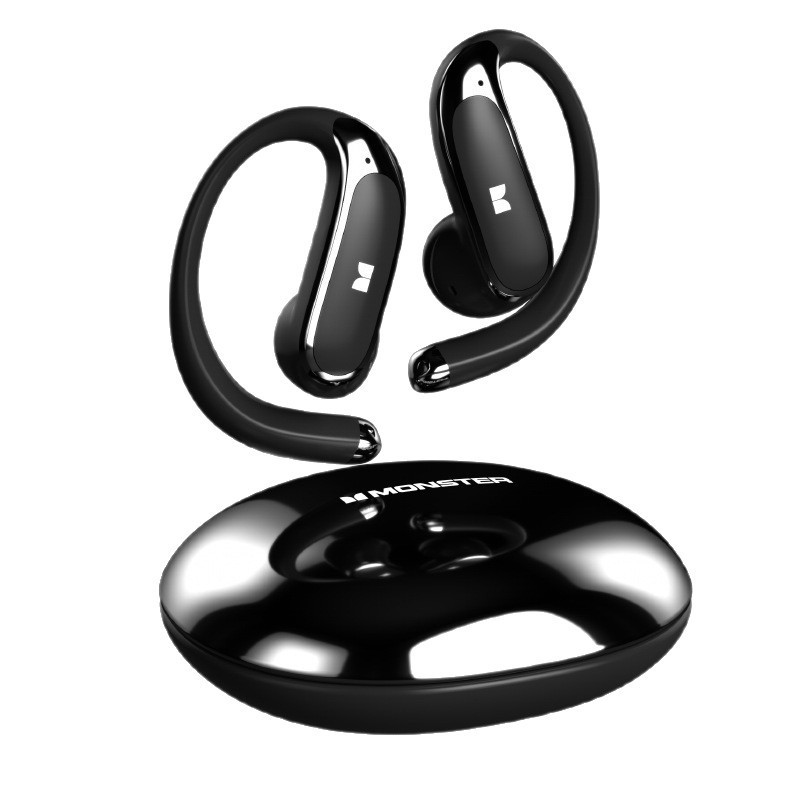 2026 New Mosheng D01 Wireless Bluetooth Headset Ear Hook Open-ear Bone Conduction Noise Cancelling AI Smart Monster Sound