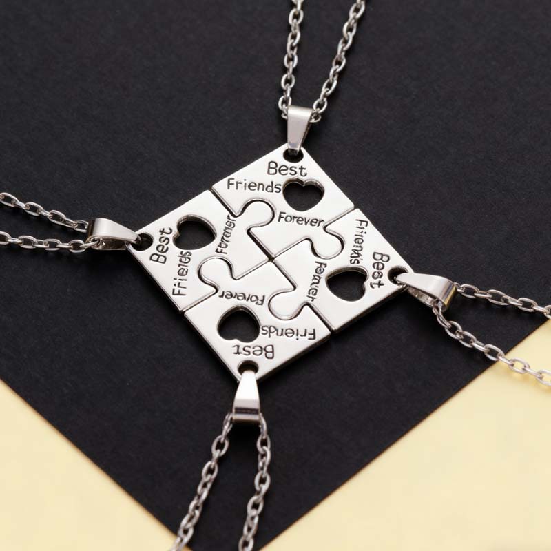 Sun Moon Stars Split Necklace for Best Friend froever Good Friends BFF Heart Split Necklace
