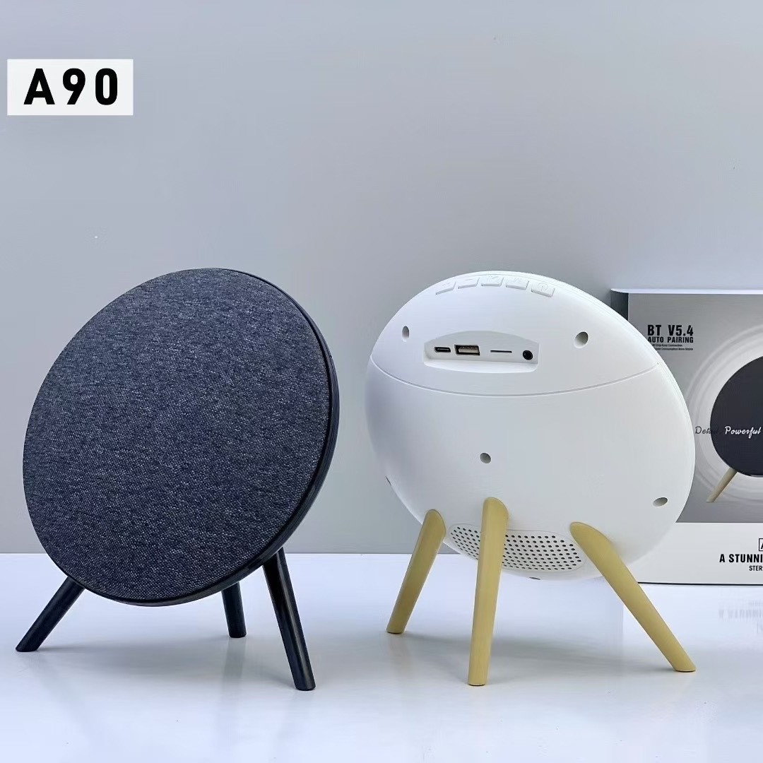 New A90 UFO Bluetooth Speaker Outdoor Portable Wireless Stand Home Desktop High Power Subwoofer