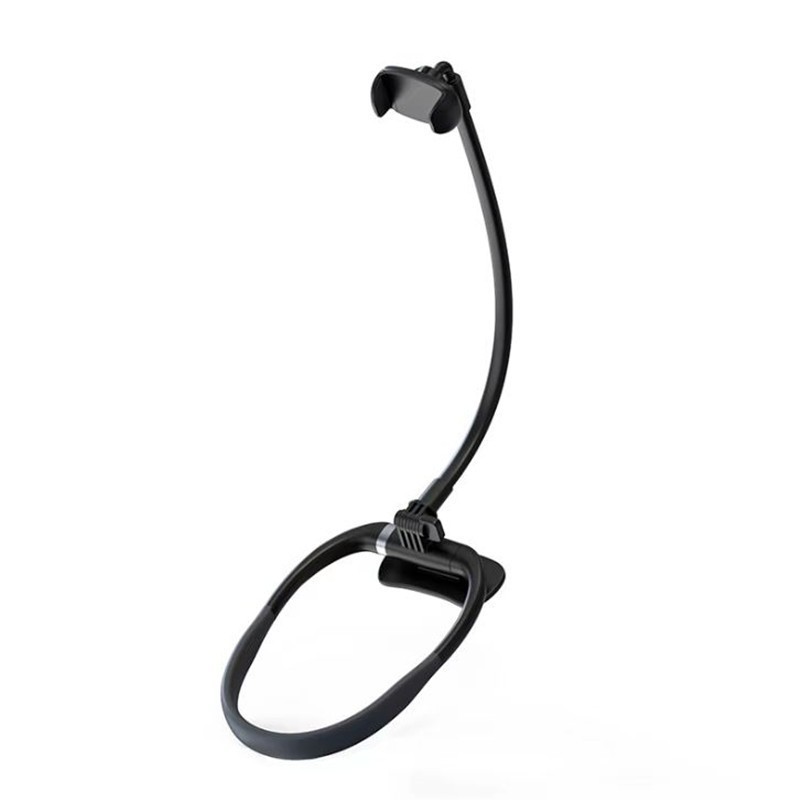 Outdoor Neck Hanging Phone Holder Lazy Multi-functional Live Streaming Bed Headboard Desktop Neck Strap Tripod Mount
