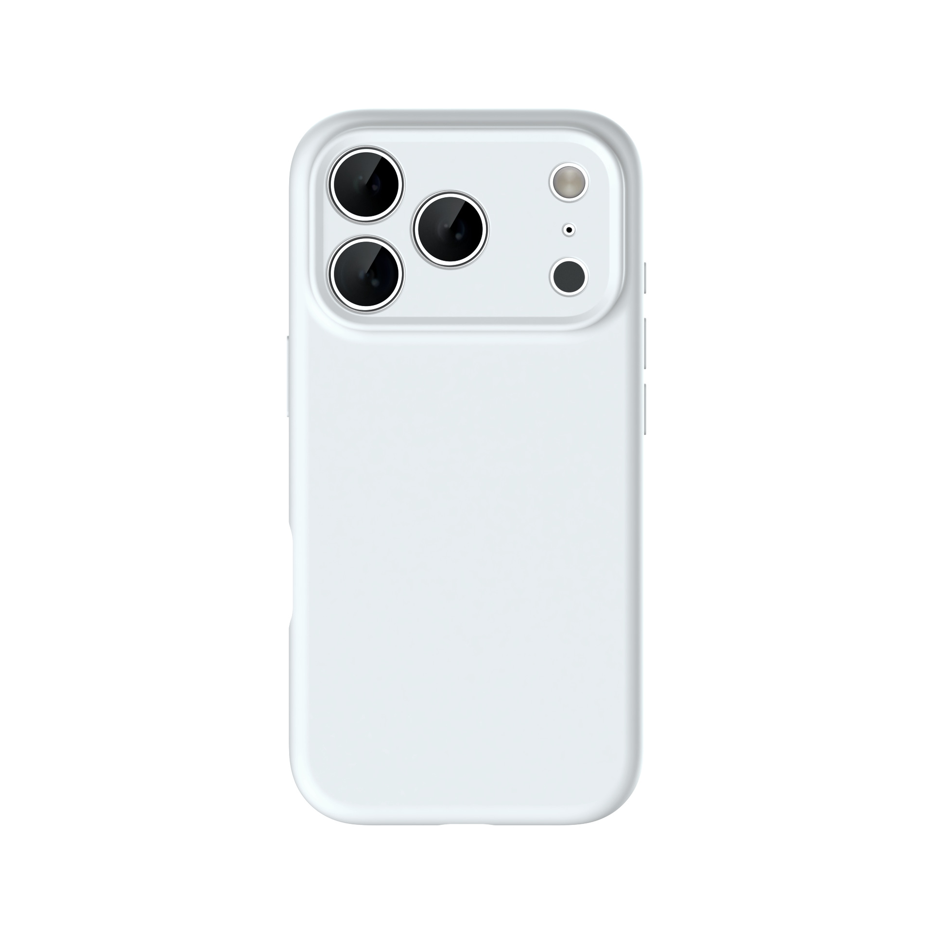 Silicone case for iPhone 17 with large hole anti-fall, full coverage protective case for iPhone 16 Pro Max, simple