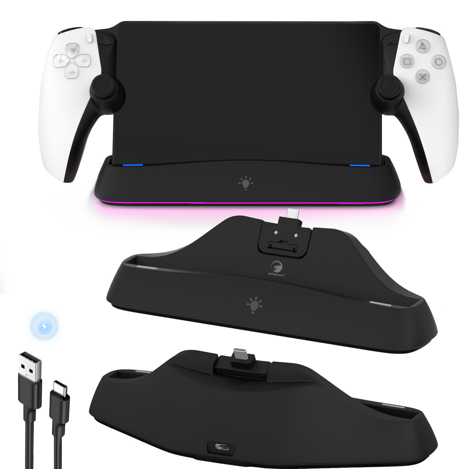 PlayStation Portal handheld console charging base PS5 Portal streaming machine base HC-P3711