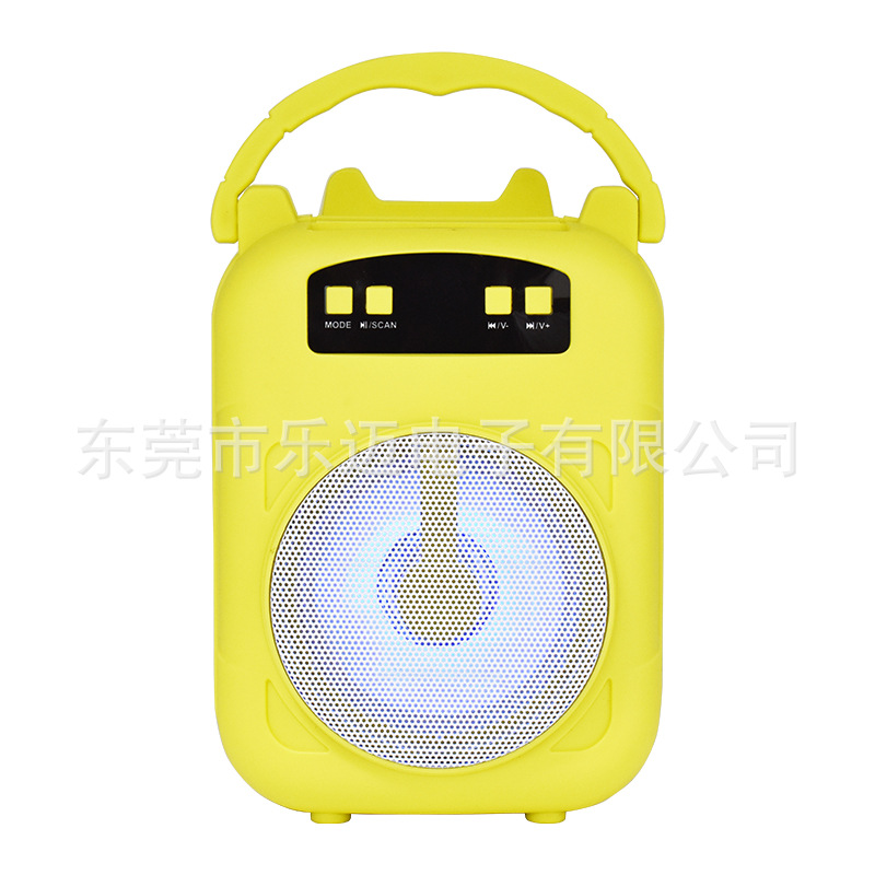 New 3-inch Outdoor Portable Handle Blue Plastic Bluetooth Speaker Wireless eBay Exclusive Subwoofer Card