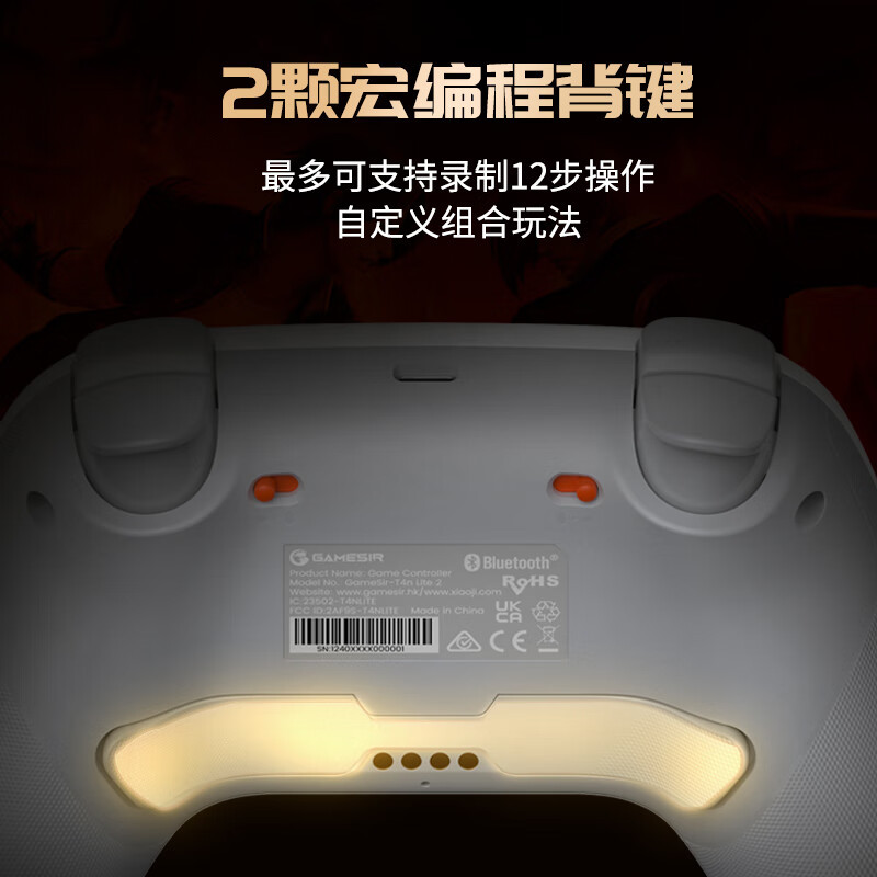 GameSir N2 Lite Qimingxing 2 Wireless Game Controller for PC Steam Bluetooth Switch