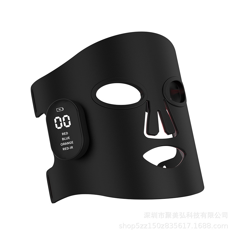 FDA 510k Red Light Mask Infrared Light Therapy Beauty Mask Magnetic Wireless Home Portable Whitening Beauty Device