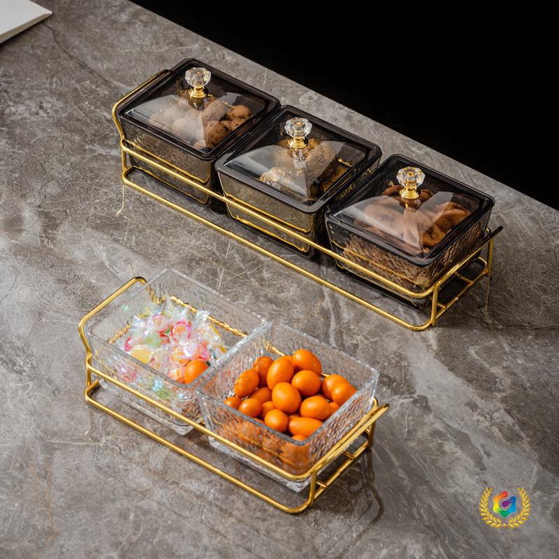 Nordic acrylic fruit tray, bar, KTV, foot bath, hairdressing, commercial display plate, snack dish, compartment tray, storage box