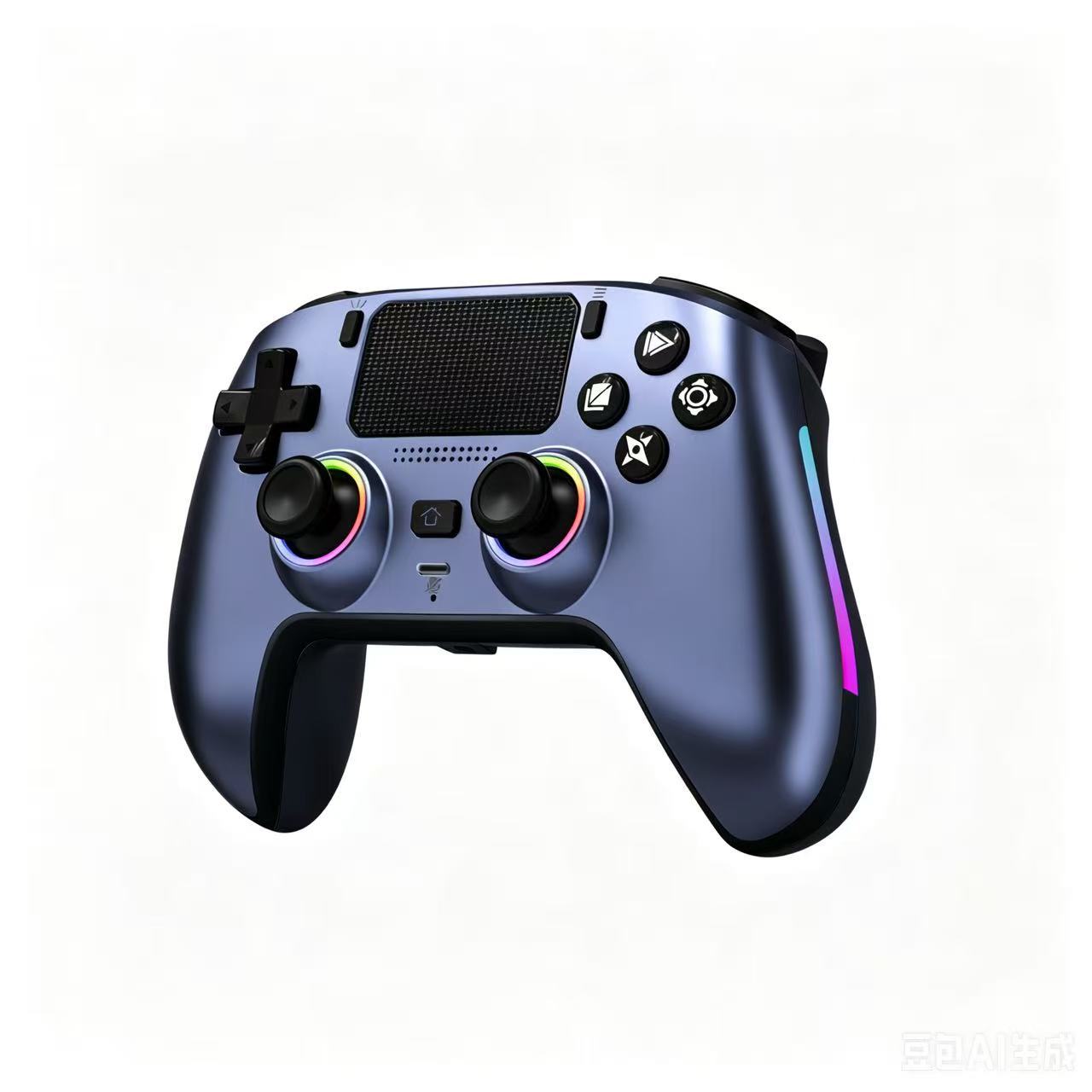 New PS5 game controller magnetic cover RGB lighting macro programming microphone wireless Bluetooth Hall ps5 controller