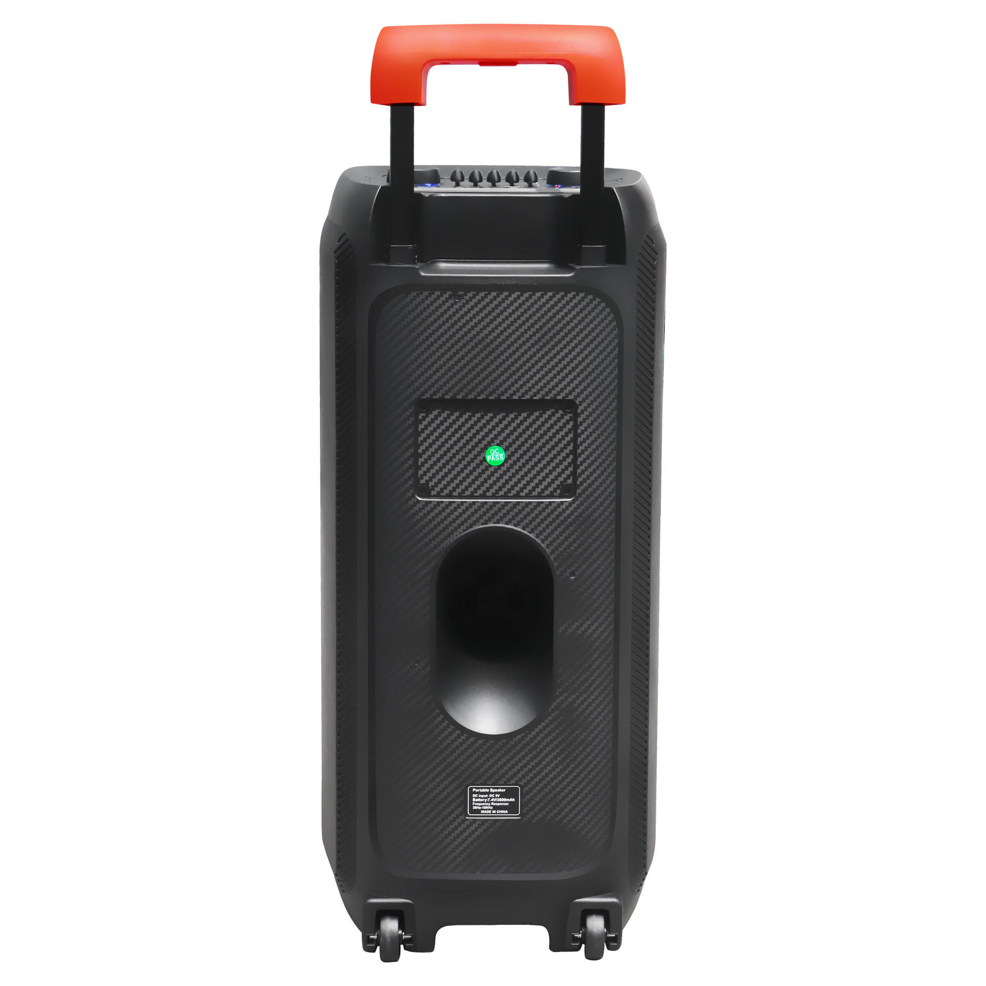 High Power 60W Square Dance Speaker Dual Horn Pull Rod Bluetooth Speaker Outdoor Loud Bass