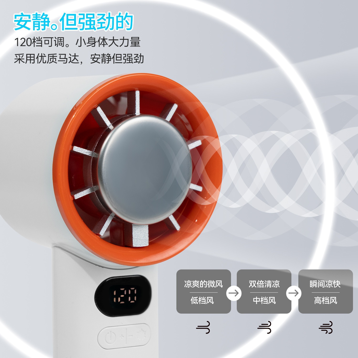 2025 new fan semiconductor cooling ice compress desktop plug-in portable neck-hanging small fan