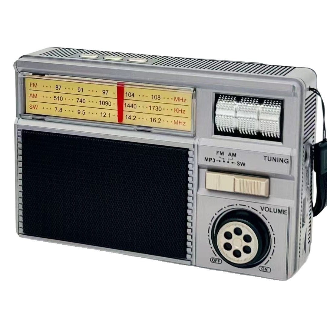 New MD-979S Portable Solar Panel Bluetooth Speaker Outdoor Multifunctional Antenna Radio