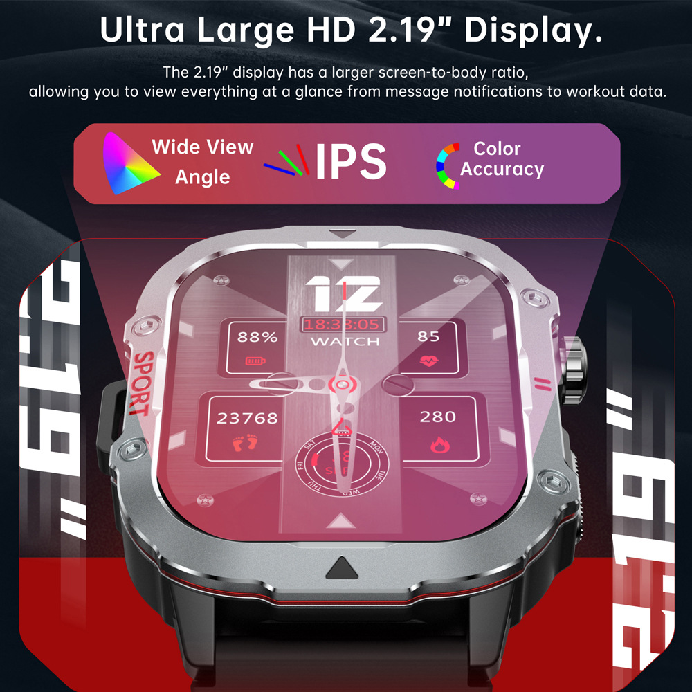 C30PRO Smart Watch New Watch Men Sports Three-proof Watch Bluetooth Call Information Reminder