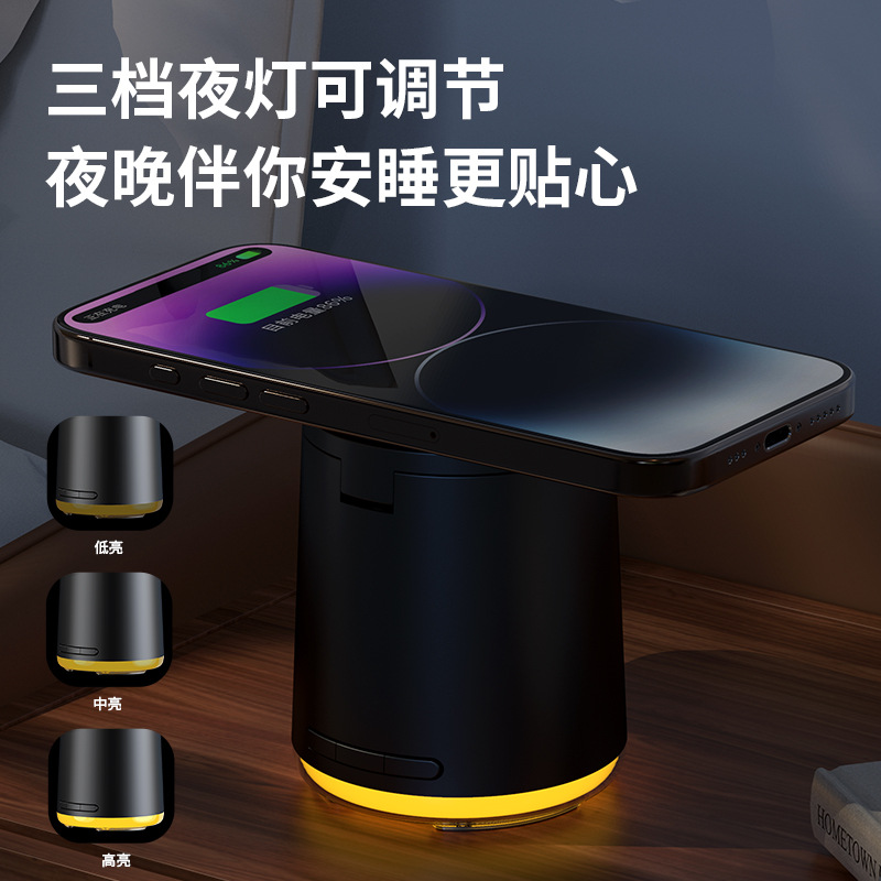 Magnetic wireless charger stand for Apple phone watch headset wireless charger three-in-one wireless charger