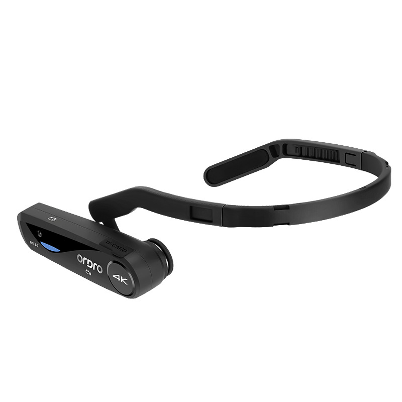 Ordro EP6PLUS Head-Mounted HD Camcorder 4K Quality Sports Companion Vertical Screen Mode