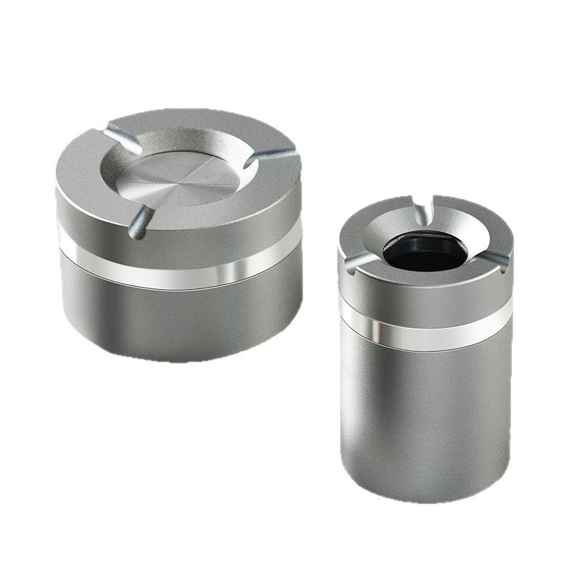 Car Ashtray Anti-Fly Ash Rotating Openable with Lid Car Home Office Desktop