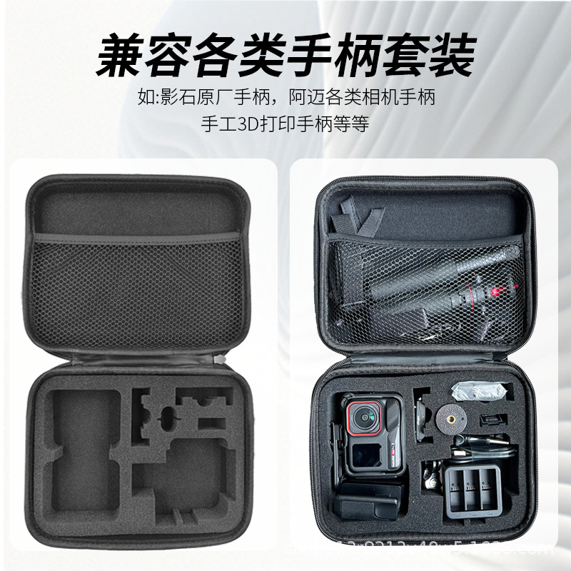 Insta360 Ace Pro 2/1 Storage Bag Street Photography Kit Sports Camera Bag Handheld Hard Shell Shoulder Bag