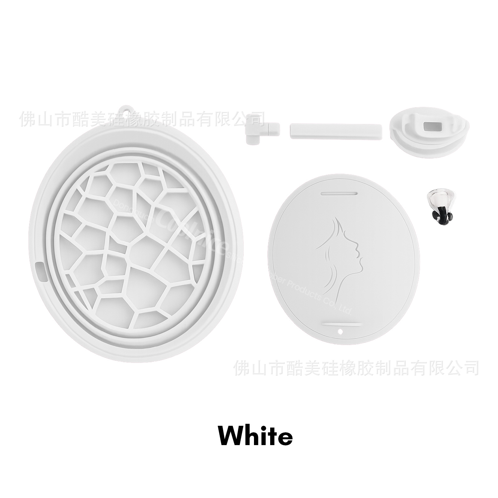 New breathable ice compress face basin with ice grid filter chamber ice therapy care ice bath beauty silicone foldable face basin