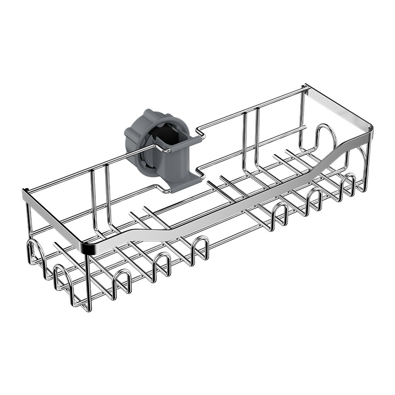 Bathroom shampoo shower gel storage rack shower room bath pole no-drill shower head storage rack