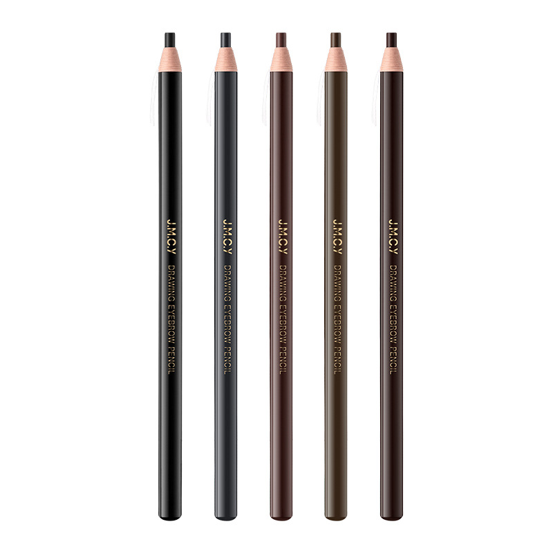 Jianmei Chuangyan No-Sharpen Pull-Line Eyebrow Pencil Waterproof Sweatproof Not Easy to Fade Carved Eyebrow Pencil Beginner
