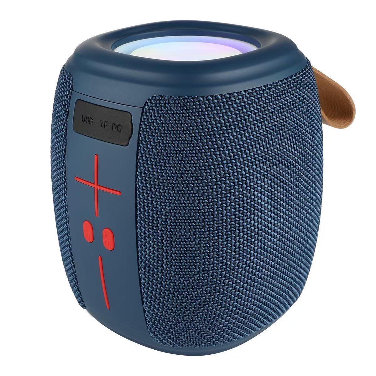 HM-805 Fabric Handle Outdoor High Power Subwoofer Bluetooth Speaker RGB Light