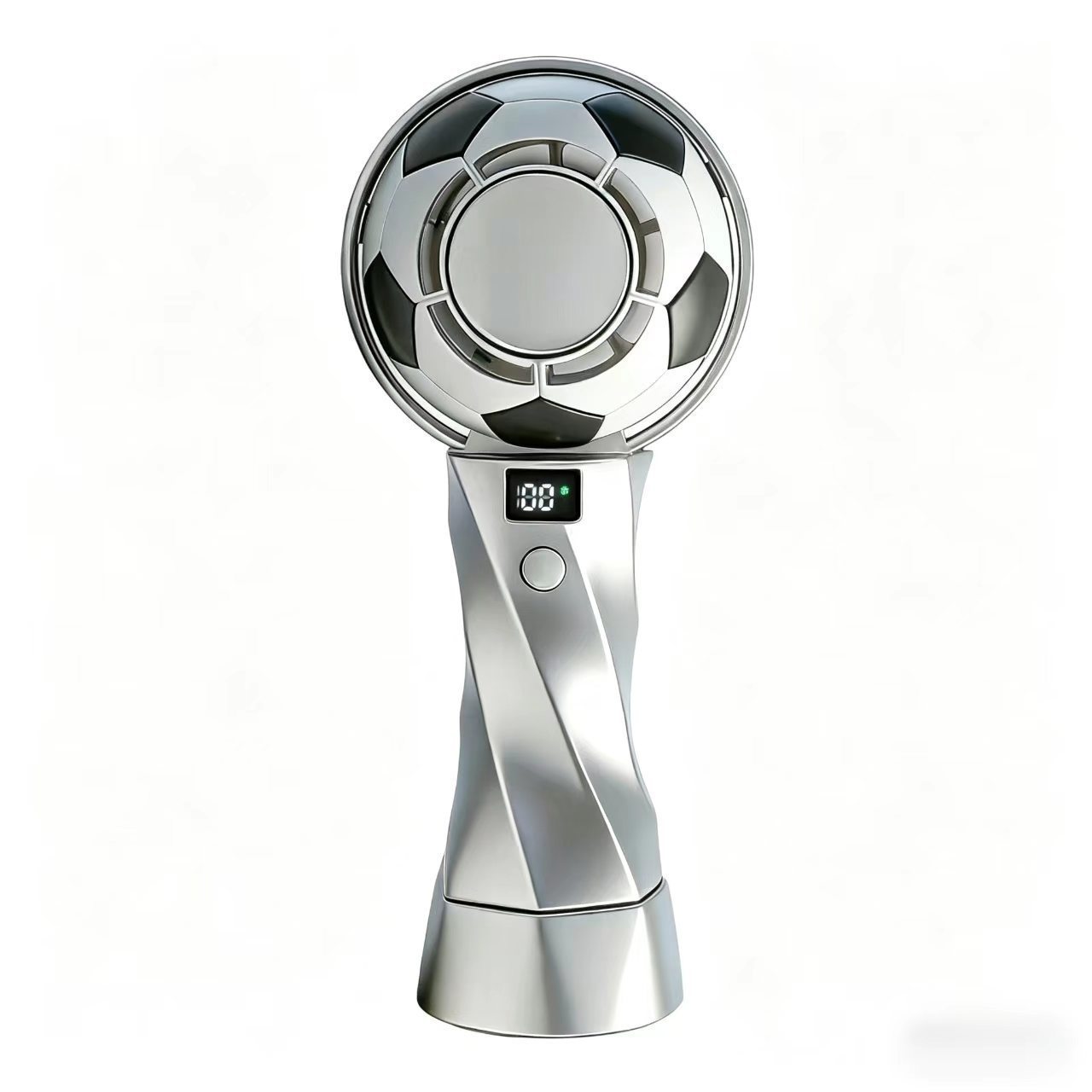 2026 Football Handheld Fan Cooling Turbo Portable Wearable Neck High-Speed Cold Compress Charging Fan
