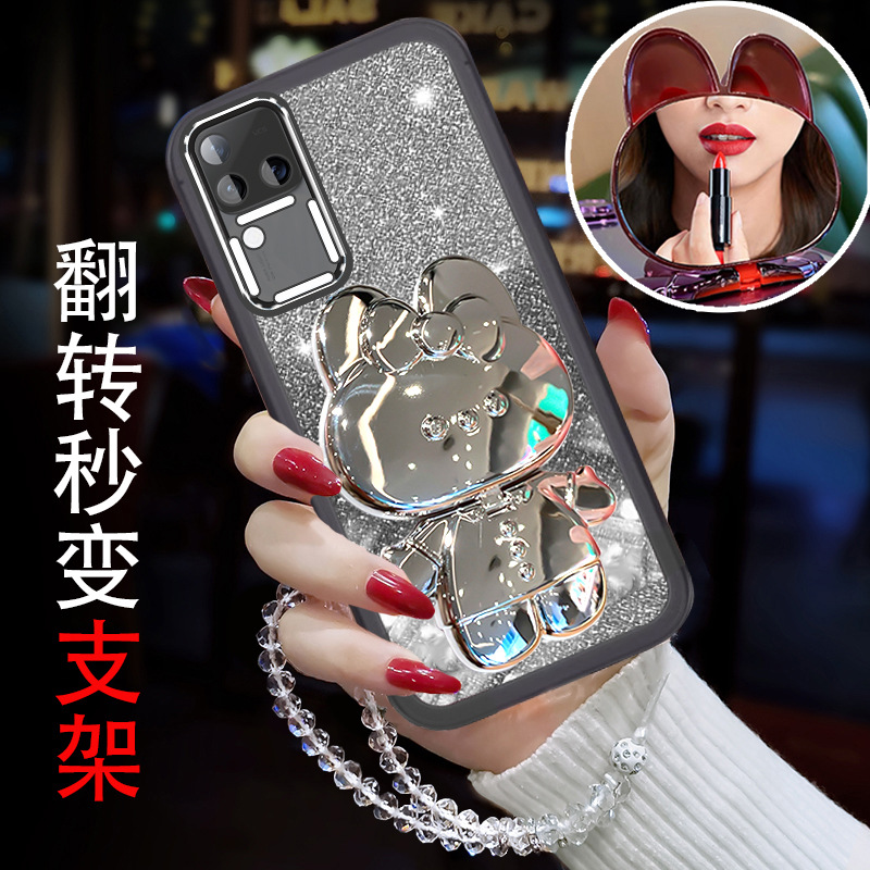 Applicable to Motorola motoG56 phone case with bracket edge70Fusion anti-drop lens film hand