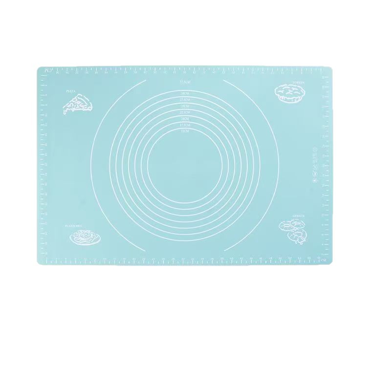 Food-grade silicone kneading mat, thickened non-slip non-stick with scale, home rolling mat