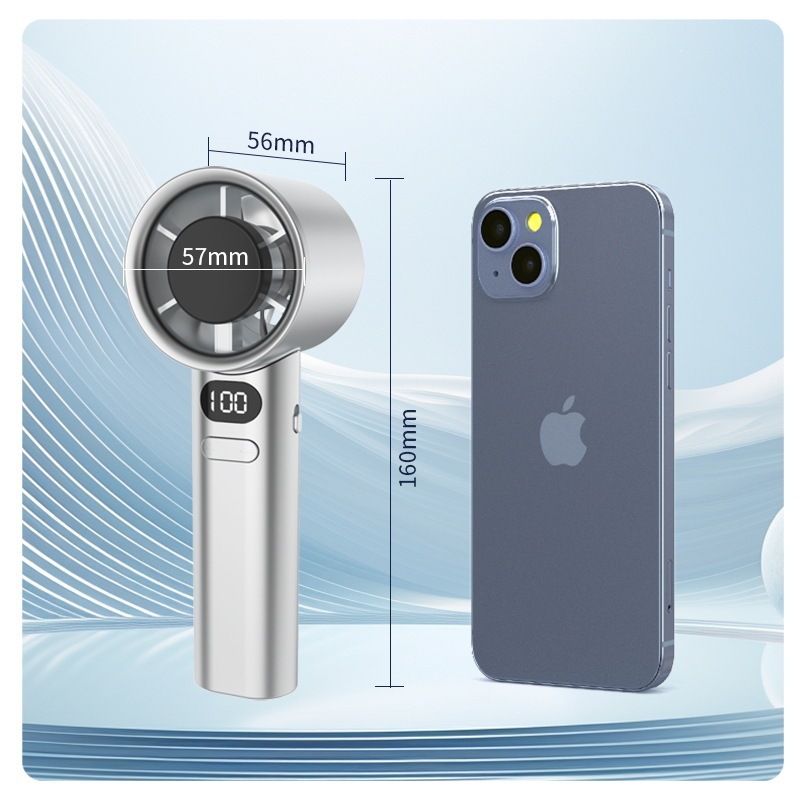 New 120-Speed Violent Turbo Small Fan USB Charging Strong Wind Outdoor High-Speed Handheld Fan M11
