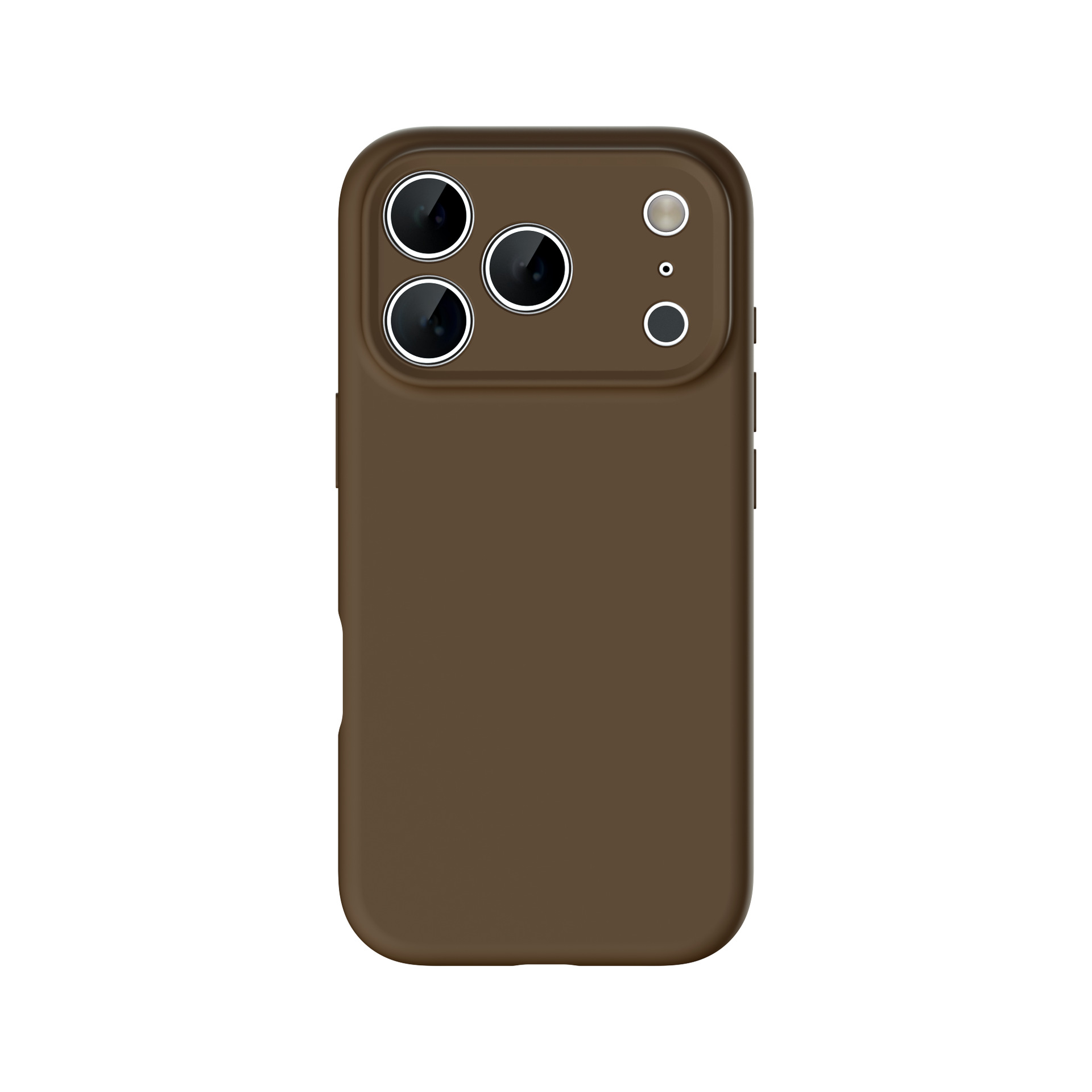 Silicone case for iPhone 17 with large hole anti-fall, full coverage protective case for iPhone 16 Pro Max, simple