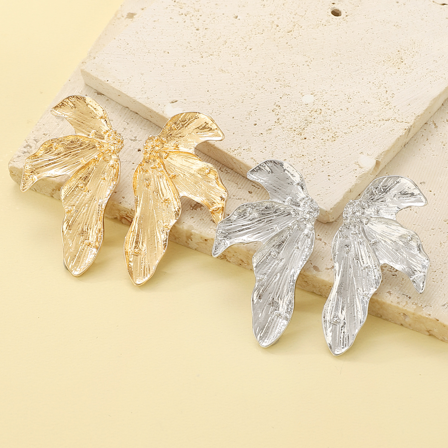 Alloy Earrings Women Leaf Earrings Accessories Earrings Women