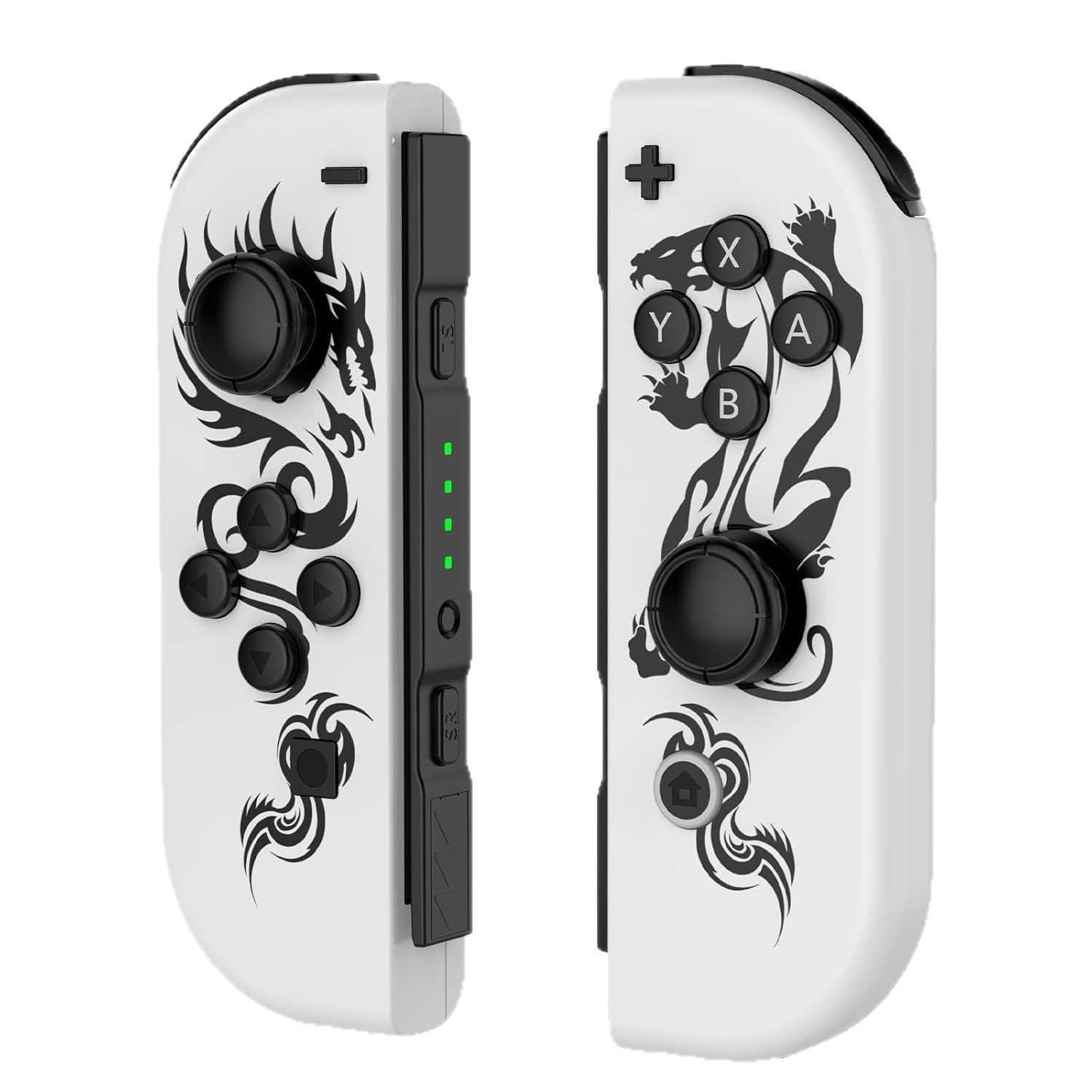 NS2 Switch joycon left and right game controller colorful RGB light effect wake-up 5.2 Bluetooth