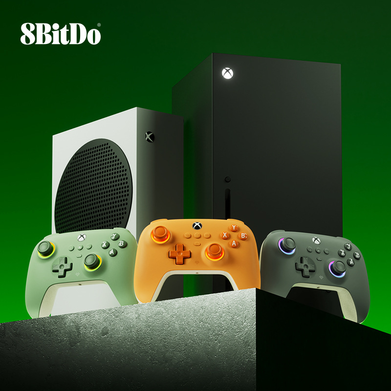 8Bitdo Orion Youth Wired Controller Light Chaser Edition Officially Licensed Console PC Black Myth Dual Hall Effect