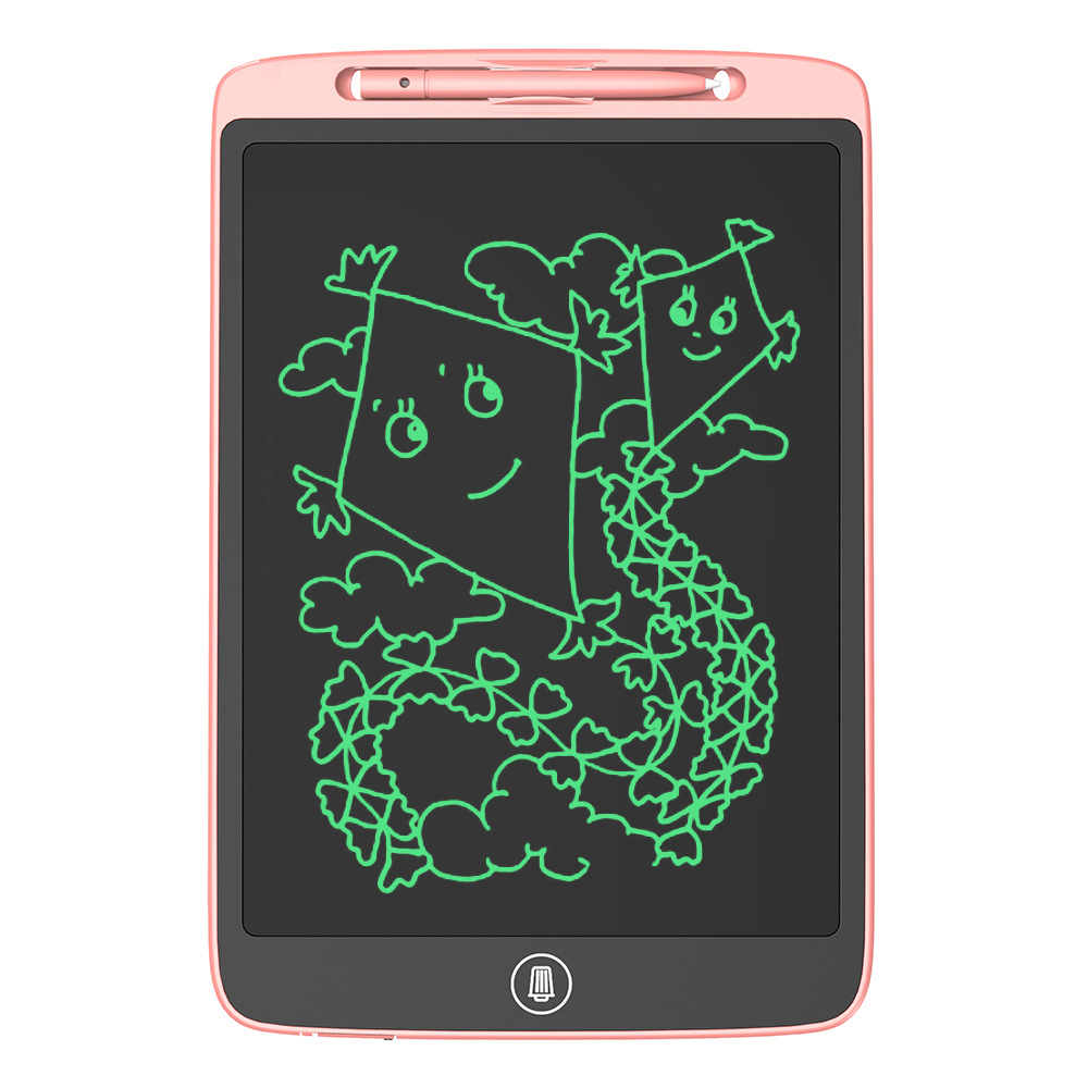 Private Mold LCD Handwriting Board Children's Drawing Board Electronic Writing Board High Brightness Single Color Colorful Handwriting 8.5/10/12 Inch