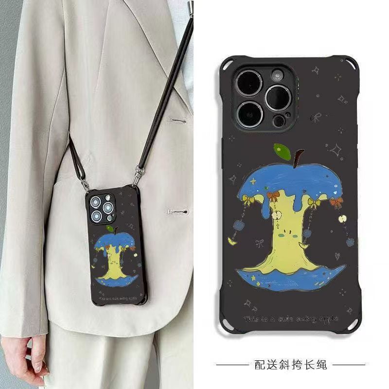 Good things four-corner lanyard compatible Apple 16 phone case 15 Pro Max/14 xs xr iPhone 8 Plus 13 12