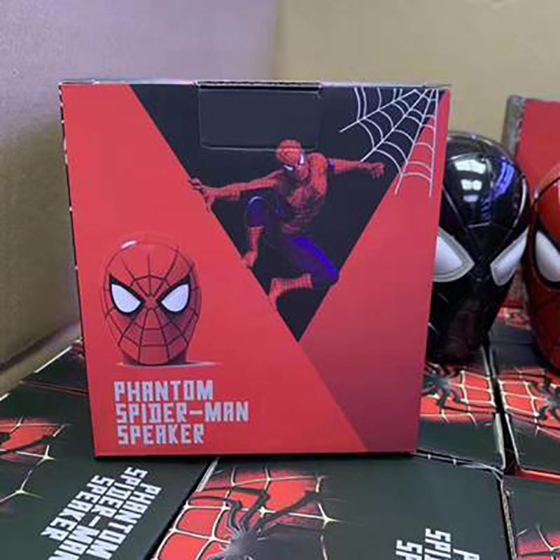 Marvel Spider-Man Iron Man Black and White Samurai Bumblebee Optimus Prime Cartoon Bluetooth Speaker Wireless Audio