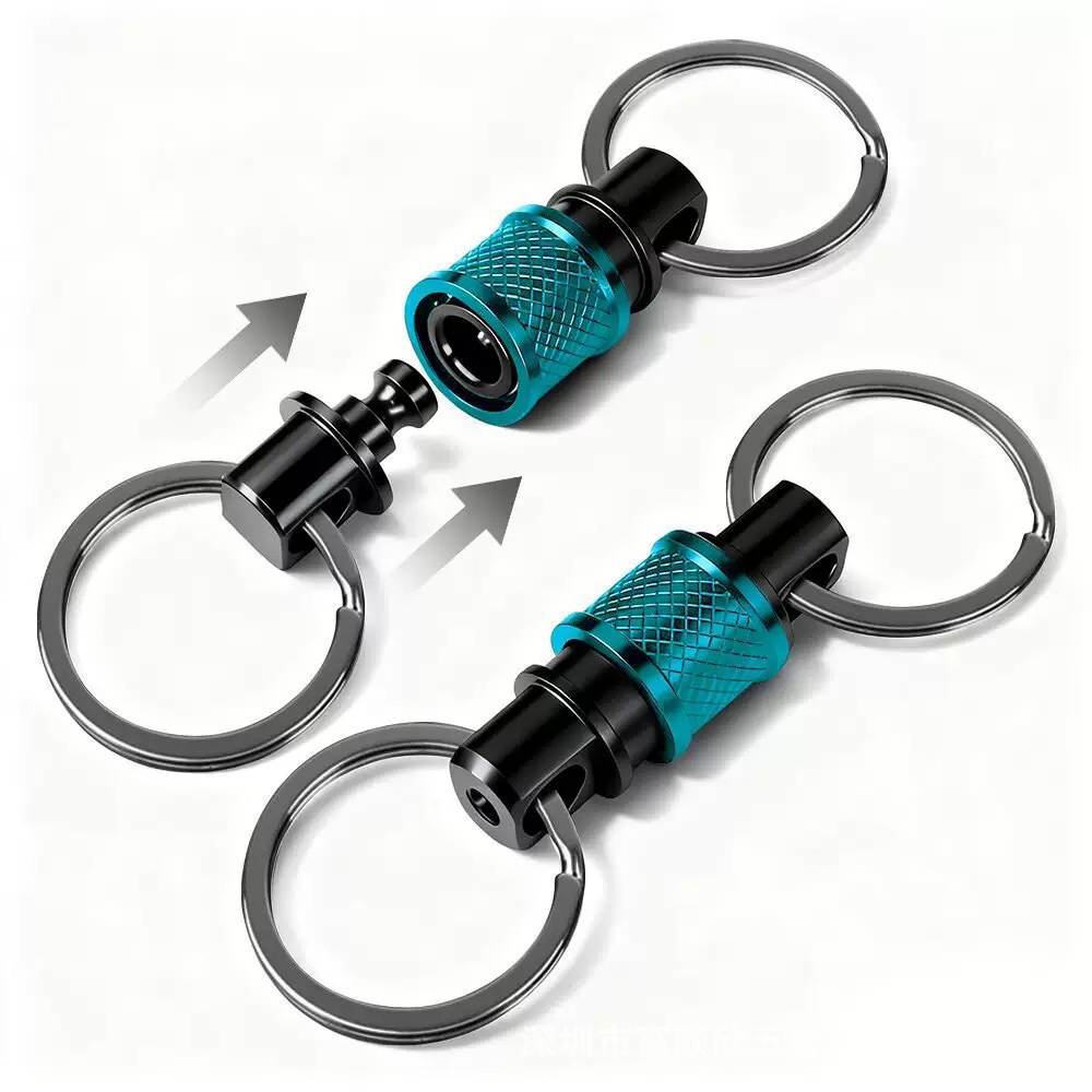 New Aluminum Alloy Universal Buckle 360-degree Rotating Multi-functional Hook Detachable Portable Storage Universal Hook