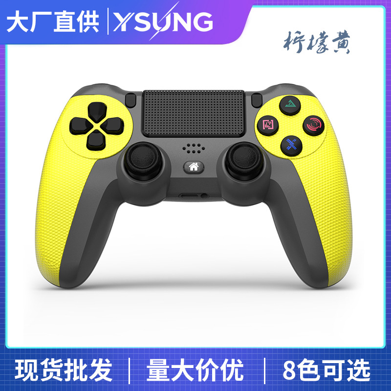 Private Mold P4 Six-Axis with Light Bar Gyroscope Dual Vibration Bluetooth Game Controller P4 Pro Wireless Game Controller