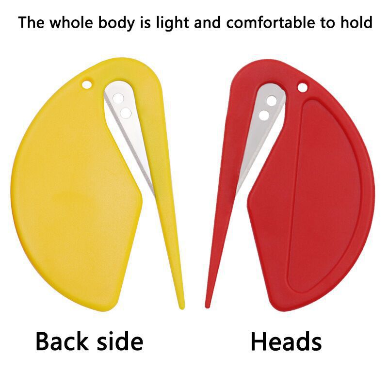 Plastic mini kitchen opener, anti-slip cutter, multifunctional unboxing knife, rope cutter, baking packaging tool