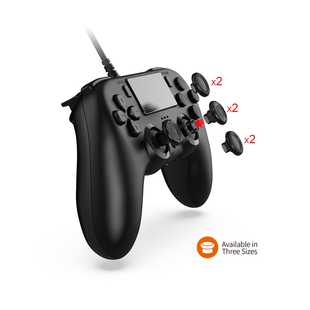 PS4 Wired Game Controller PS3 PC TV Box Switch Wired Vibration Controller 2 Meter Cable