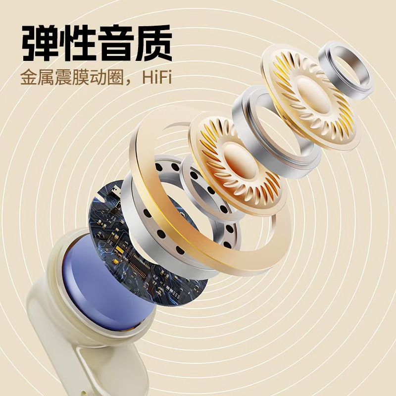 Berlin Sound 2025 New Wireless Bluetooth Earphones Noise-Canceling High Sound Quality Sports Battery Life Universal