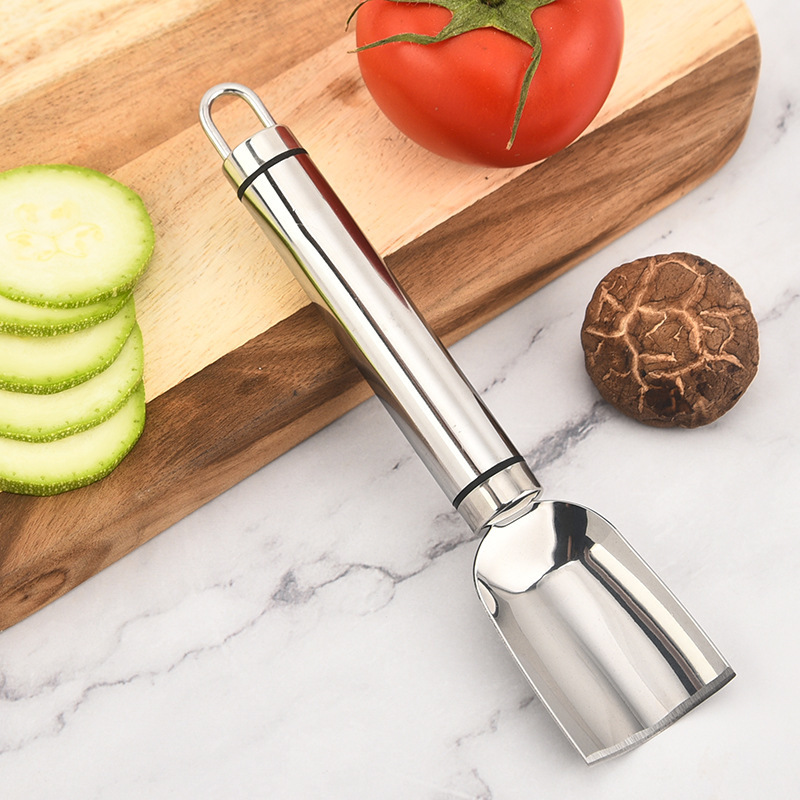 Flower Pushing Knife Cucumber Fruit Stainless Steel Kitchen DIY Small Tool Carving Knife Chef Carving Fruit Plate Knife