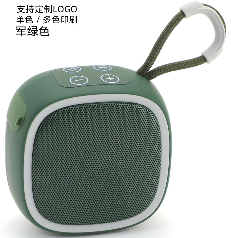 New Bluetooth speaker small steel cannon portable gift card small audio outdoor mini wireless Bluetooth speaker