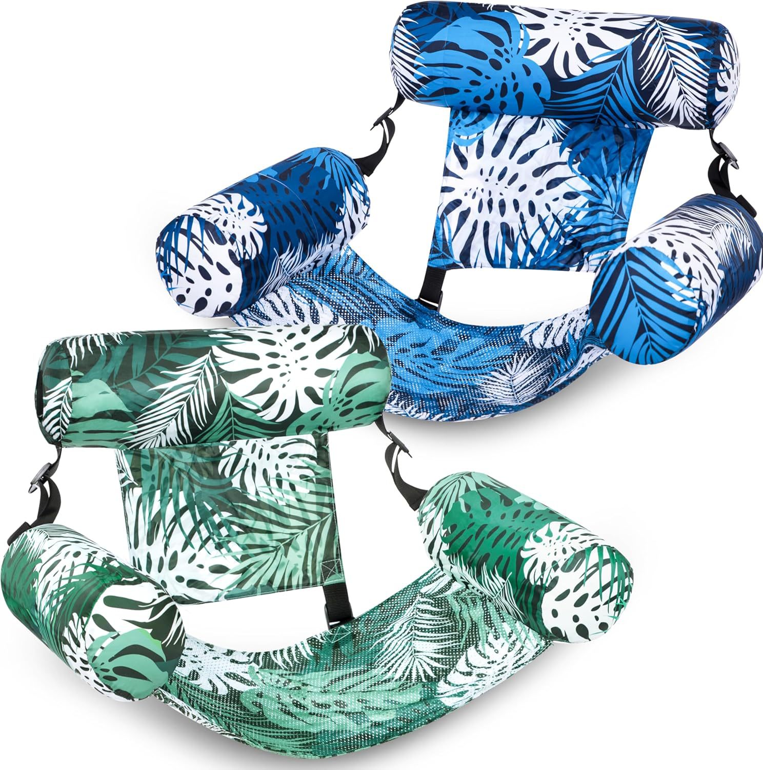 Pool float multifunctional adult inflatable water lounge chair floater water hammock float floating chair dedicated