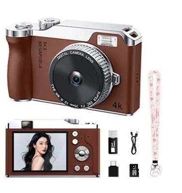 HD Digital Camera Student CCD Entry Camera Student Selfie Photography Travel HD Card Camera