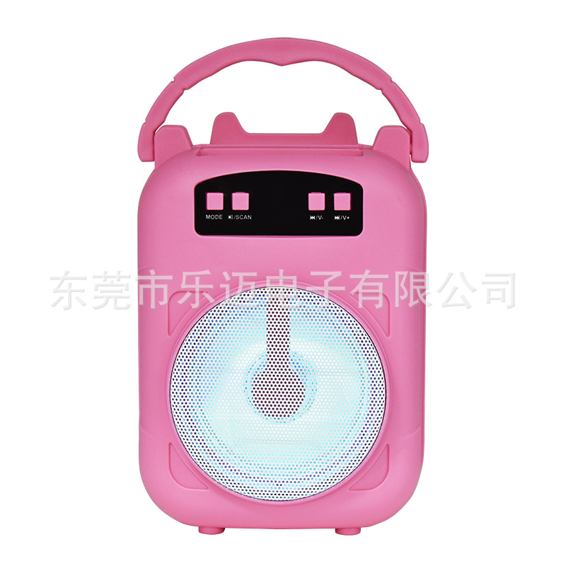 New 3-inch Outdoor Portable Handle Blue Plastic Bluetooth Speaker Wireless eBay Exclusive Subwoofer Card