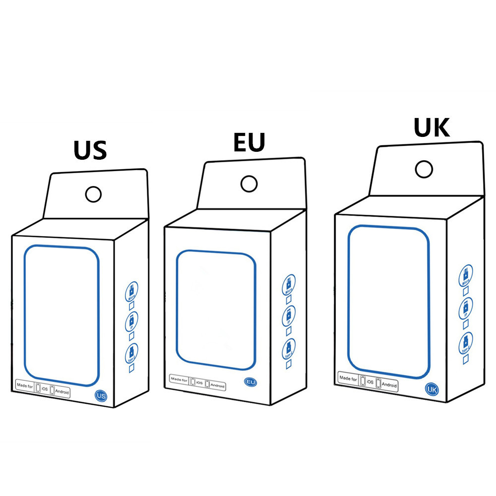 Dual PD+USB 40W Type-C Port Compatible with Apple 20W Fast Charging EU/US Travel Charger