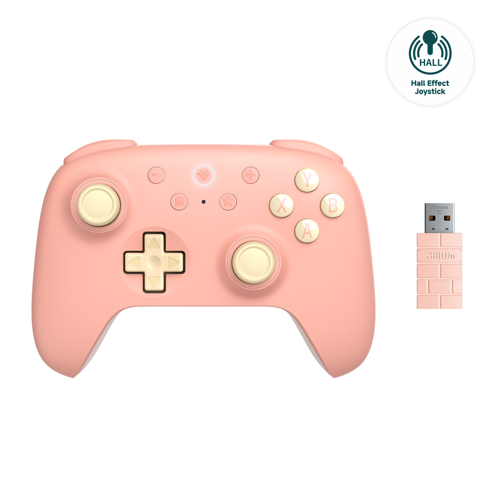 8BitDo 8BitDo Orion Youth Edition Gen 2 Wireless Controller for PC Steam Hall Effect Joystick Triple Mode Connection
