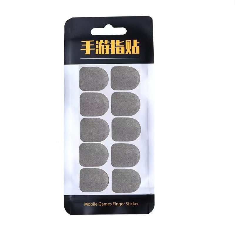 New Mobile Game Finger Sleeve Finger Sleeve Bee Sleeve Aiming Sticker Chicken Dinner Five-Finger Glove Silver Carbon Dual-Purpose Finger Sleeve
